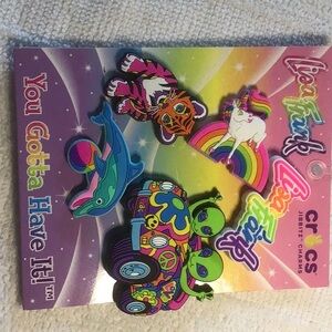 NEW LISA FRANK CROC JIBBITZ